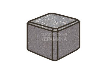 Гранитная тротуарная плитка Готика, Куб Granite FINO, 100x100x100, Ильменит 1