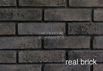 Плитка Real Brick Коллекция II RB 2-09 Чёрный магнезит 1