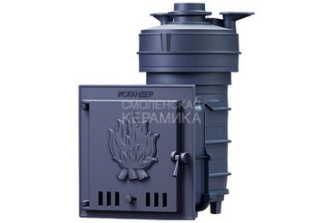 Печь чугунная для бани Технолит ИСКАНДЕР 3K 18 Pro 1