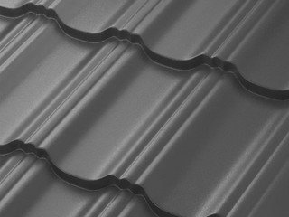 Модульный профиль AQUASYSTEM Гетеборг GLANCE Zn 140 Маренго RAL 7024 1205х420 мм