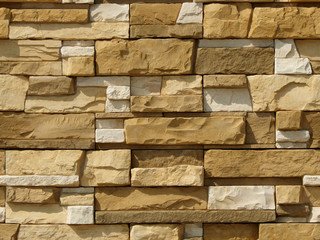 Декоративный камень 150-20 White Hills "Уайт Клиффс" (White Cliffs), песочный, плоскостной, без шва