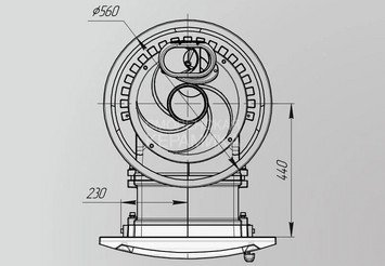 Печь банная 