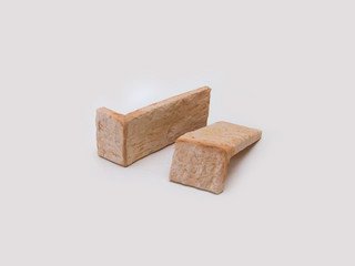 Рваный камень Мини разноцвет угловая Терракот