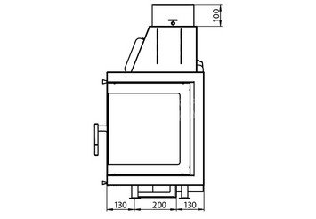 Каминная топка ASTON 700 R 6