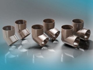 Колено трубы с одним раструбом 67,5° D90мм ProAqua