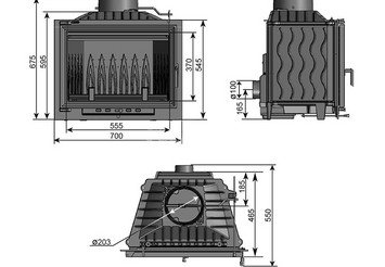 Каминная топка EVEREST V14 4