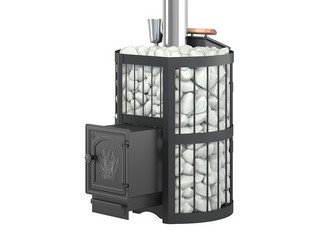 Чугунная печь для бани ЭТНА Стандарт 18 (ДТ-4) Закрытая каменка