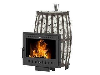 Печь ВЕЗУВИЙ Легенда Русский пар Ковка 24 Панорама "М"