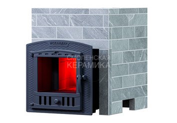 Облицовка для банных печей Оптима Искандер ЗК 18/25М/П2 Талькохлорит кирпич (680/40) 2