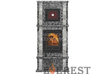 Печь-камин с духовкой EVEREST 