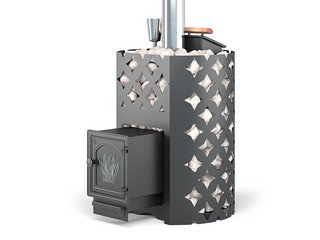 Чугунная печь для бани ЭТНА 18 (ДТ-4) Закрытая каменка