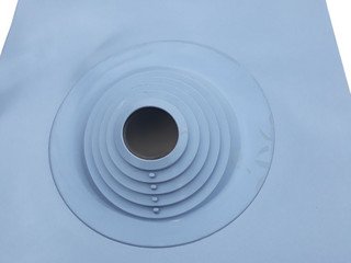 Фланец Мастер Флеш, YS-17 505х505 (d 76-203) (RES-1 угл/GREY-P) цв. серебро