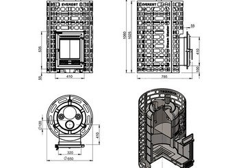 Печь для бани Эверест 