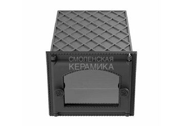 Духовка печная чугунная ДП-ДТ-6АС (345x289x500) 317x260x447, окрашенная, без стекла (Рубцовск) 2