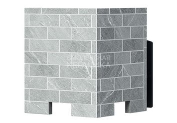 Облицовка для банных печей Оптима Искандер ЗК 18/25М/П2 Талькохлорит кирпич (680/40) 1