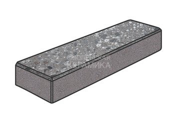 Гранитная тротуарная плитка Готика, Паркет Granite FINO, 300x100x60, Галенит 1