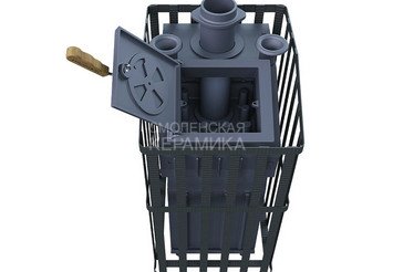 Печь чугунная для бани Технолит Гроза Ураган 24 (М) 2022 г 6