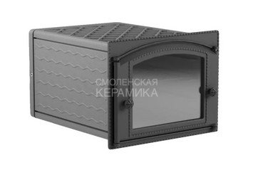 Духовка печная чугунная ДП-ДК-2ВС (435x332x543) 338x303×492, окрашенная, со стеклом (Рубцовск) 3