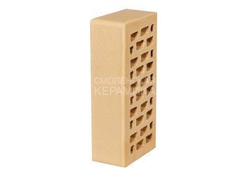 Кирпич лицевой керамический ЛСР Пшеничный гладкий, 1НФ 6