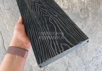 Террасная доска Latitudo Solid полнотелая 150x21x4000 мм, Графит 6
