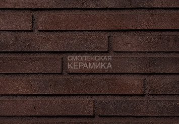 Плитка ручной формовки Real Brick Коллекция 10 ригель 490, RB 10-06 горький шоколад 1