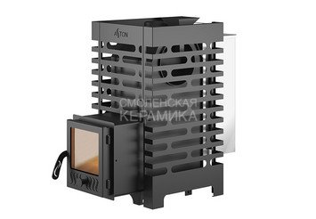 Печь для бани ASTON 16 стекло АКВА 1