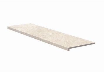 Ступень прямая противоскользящая Peldano recto 120, C3 Exagres Ardenas Marfil 1