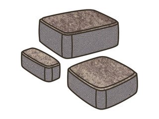 Тротуарная плитка Готика, "Классика Natur", 80 мм, какао