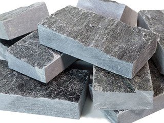 Плита Талькохлорит Рваный камень 100х50х20мм (1кор-100шт)