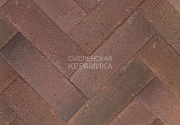 Клинкер тротуарный ЛСР «НОТТИНГЕМ» ЛОНГ терракотовый флэш 1