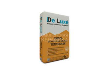 Монтажный клей De Luxe ТЕПЛОКЛЕЙ, 25 кг 1