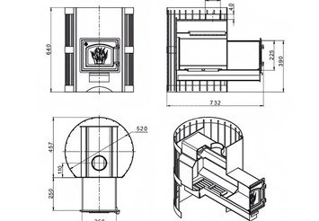 Печь ВЕЗУВИЙ Скиф Стандарт 16 (ДТ-3С) 4