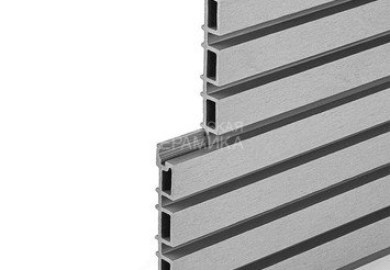 Фасадная панель Реечная EasyDecking Wood-X 219×26×3010 мм, Серый 3