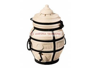 Тандыр керамический Амфора "Донской" с откидной крышкой