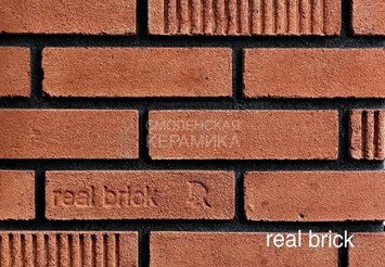 Плитка ригельная Real Brick 3D RB 1-06 Горький шоколад 1