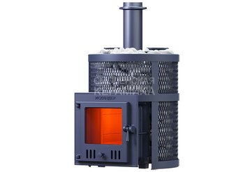 Печь чугунная для бани Технолит ИСКАНДЕР ЗК 25 (M) Pro Ураган 1