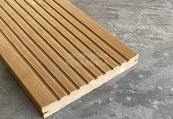 Террасная доска Latitudo Solid-152 полнотелая 152x20x4000 мм, Орех 3