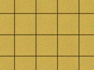 Тротуарная плитка Выбор "Квадрат" Стандарт, желтый, 200х200х60 мм