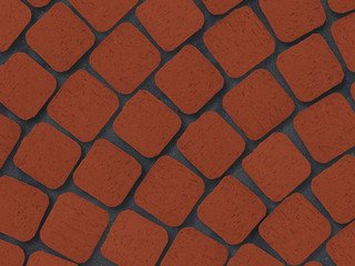 Клинкер тротуарный ЛСР «ЛОНДОН» квадро R (под распил) красный