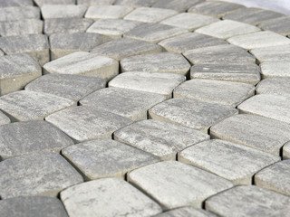 Тротуарная плитка BRAER Классико круговая, Color Mix Туман
