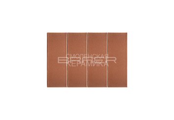 Кирпич облицовочный БРАЕР Красный гладкий, 1,4 НФ 3