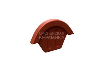 Коньковый торцевой элемент универсальный Braas ПРО (красный, коричневый, черный) ПВХ 1