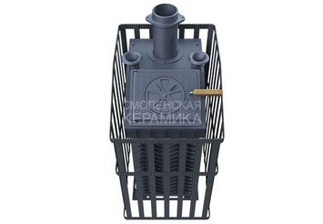 Печь банная чугунная Гефест Ураган GFS ЗК 25 (М) в сетке 4