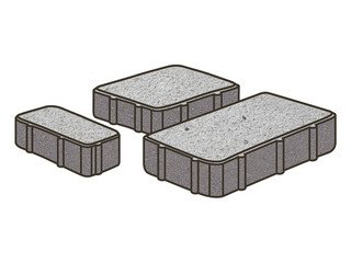 Тротуарная плитка Готика, Новый Город Premiun Gold, 60 мм, цвет Голд 22 Кристалл