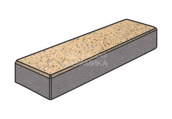 Гранитная тротуарная плитка Готика, Паркет Granite FINO, 300x100x80, Жельтау 1