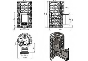Печь для бани Эверест 