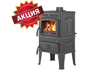 Печь-камин Везувий LV-12 S "Антрацит"