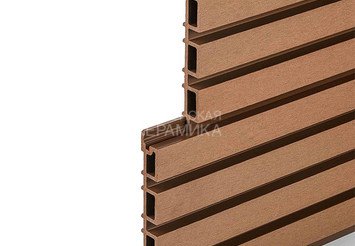 Фасадная панель Реечная EasyDecking Wood-X 219×26×3010 мм, Венге 3