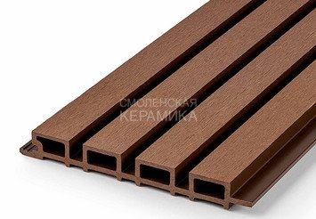 Фасадная панель Реечная EasyDecking Wood-X 219×26×3010 мм, Венге 1