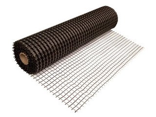 Базальтовая сетка Porotherm BM ячейка 25х25 мм, 50 кН/м